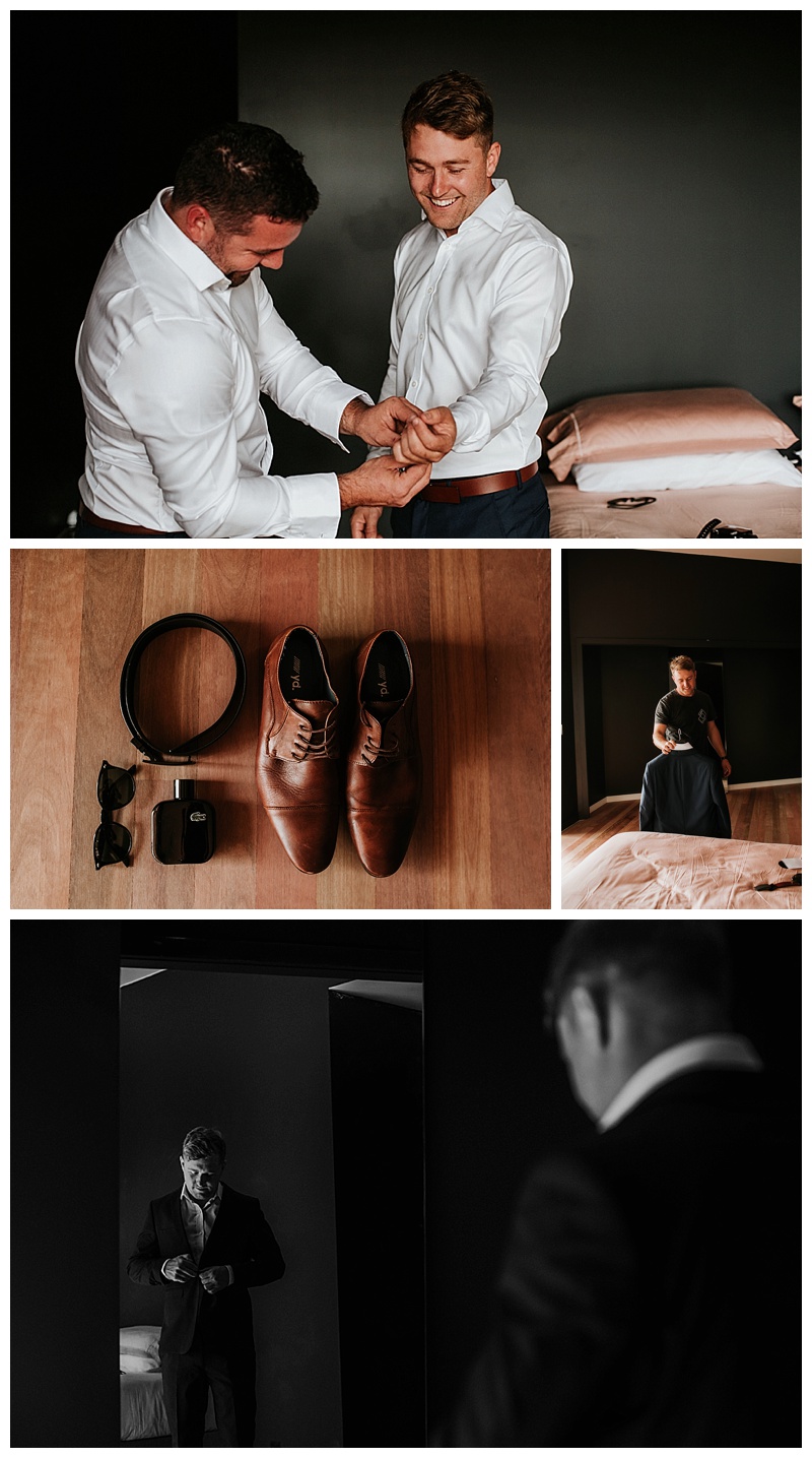 Groom Preparations